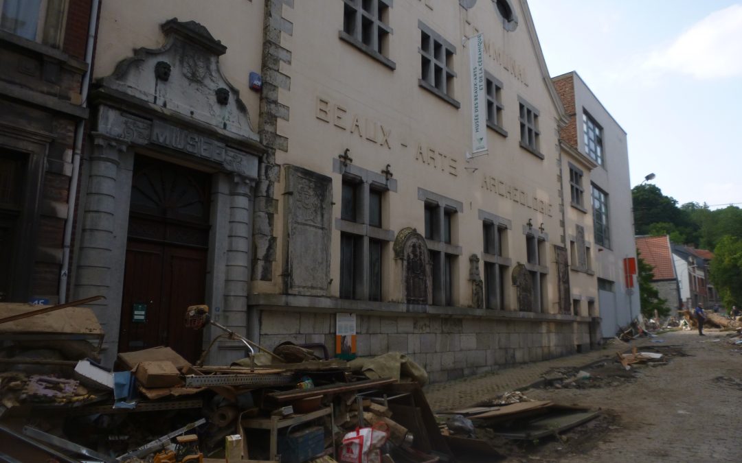 État d’urgence pour le patrimoine belge  –  Le patrimoine frappé par des inondations inédites